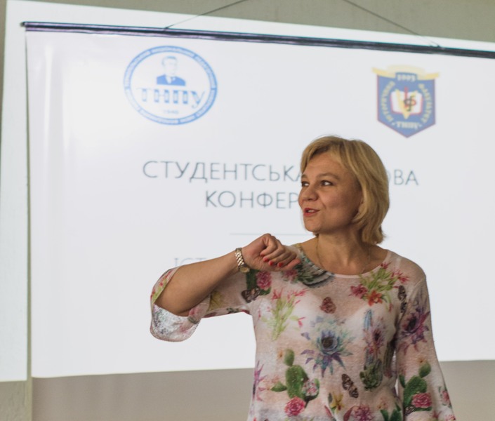 Виступ заступника декана Алексієвець Л. М.